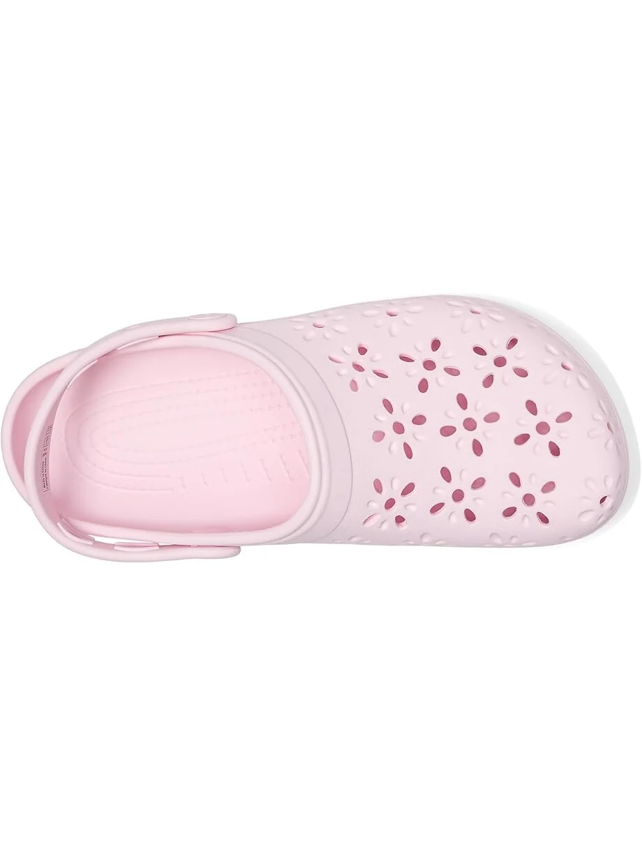 Сабо Unisex Crocs Classic Clogs with Floral Cut Out Design — 2