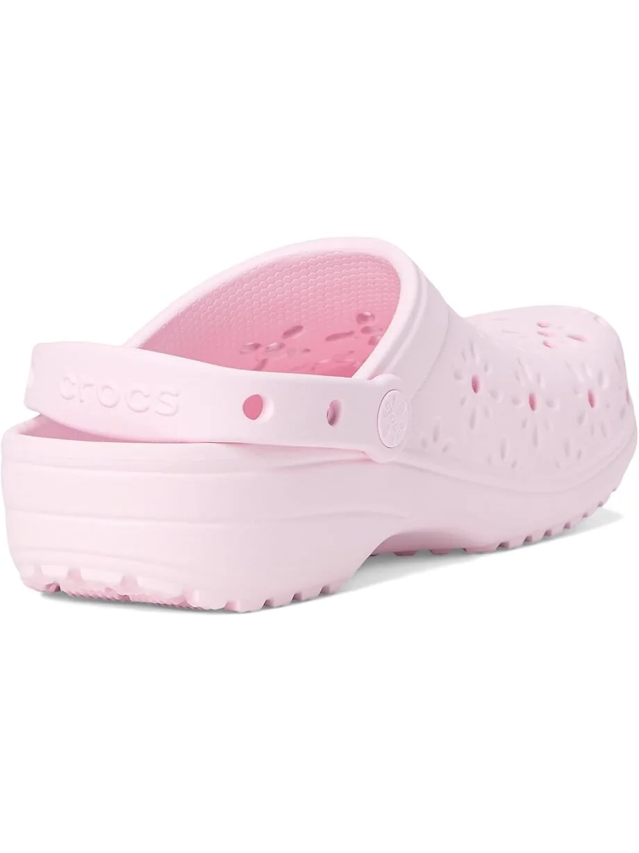 Сабо Unisex Crocs Classic Clogs with Floral Cut Out Design — 5