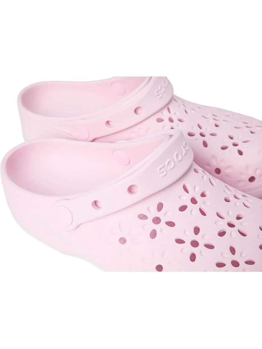 Сабо Unisex Crocs Classic Clogs with Floral Cut Out Design — 6