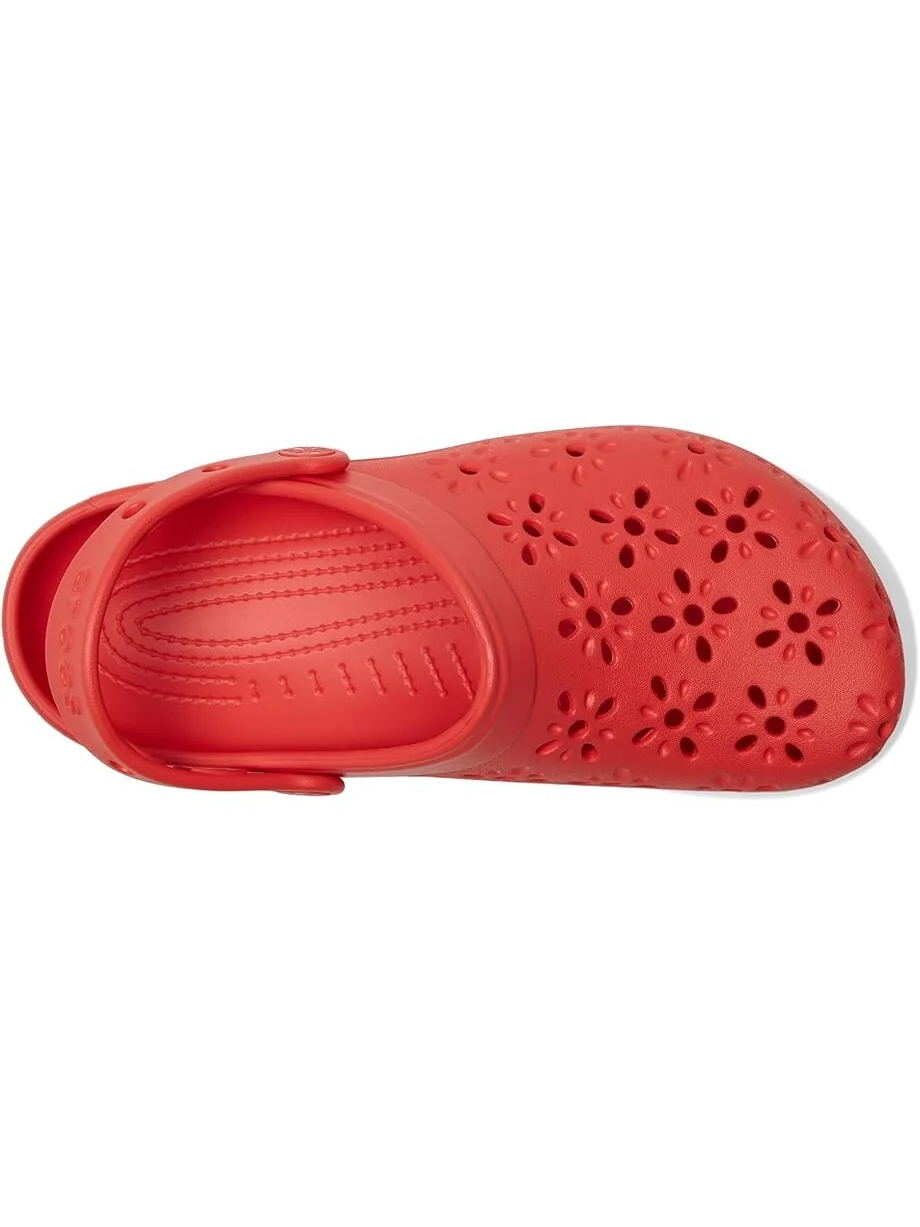 Сабо Unisex Crocs Classic Clogs with Floral Cut Out Design — 2