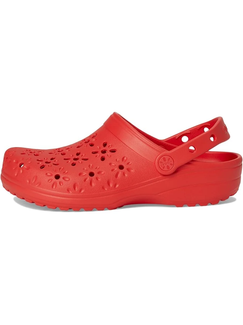 Сабо Unisex Crocs Classic Clogs with Floral Cut Out Design — 4