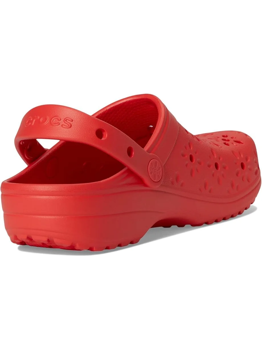 Сабо Unisex Crocs Classic Clogs with Floral Cut Out Design — 5
