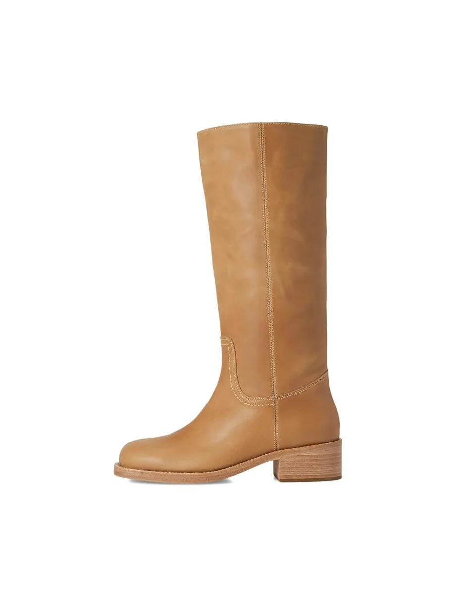 Сапоги женские Steve Madden Riggs с блочным каблуком — 4