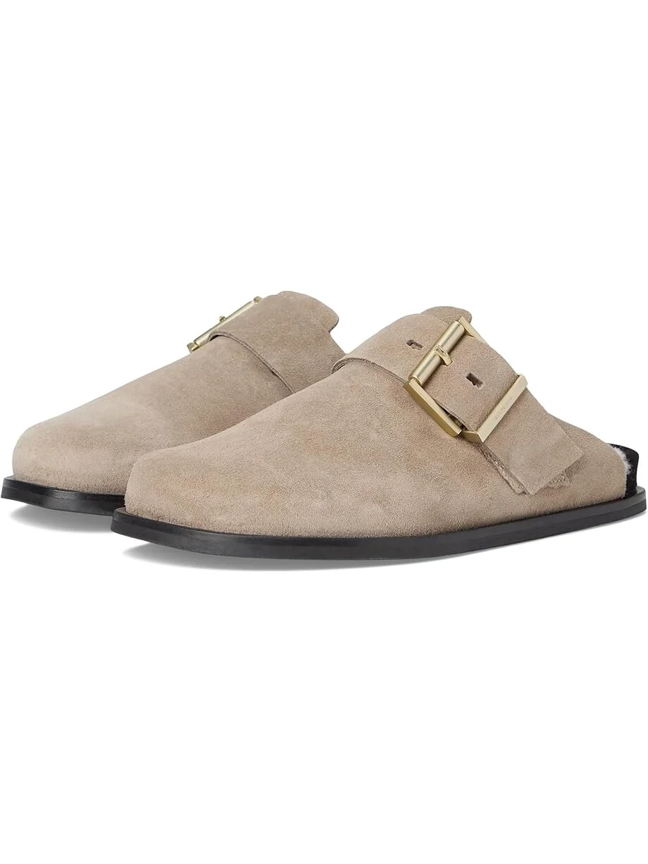 Сабо AllSaints Eris Suede Mule — серый
