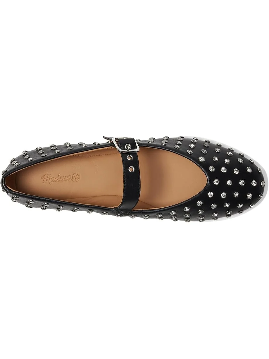 Туфли на плоской подошве Madewell Hera Grommet Mary Jane Flat - Bezel Crys — 2