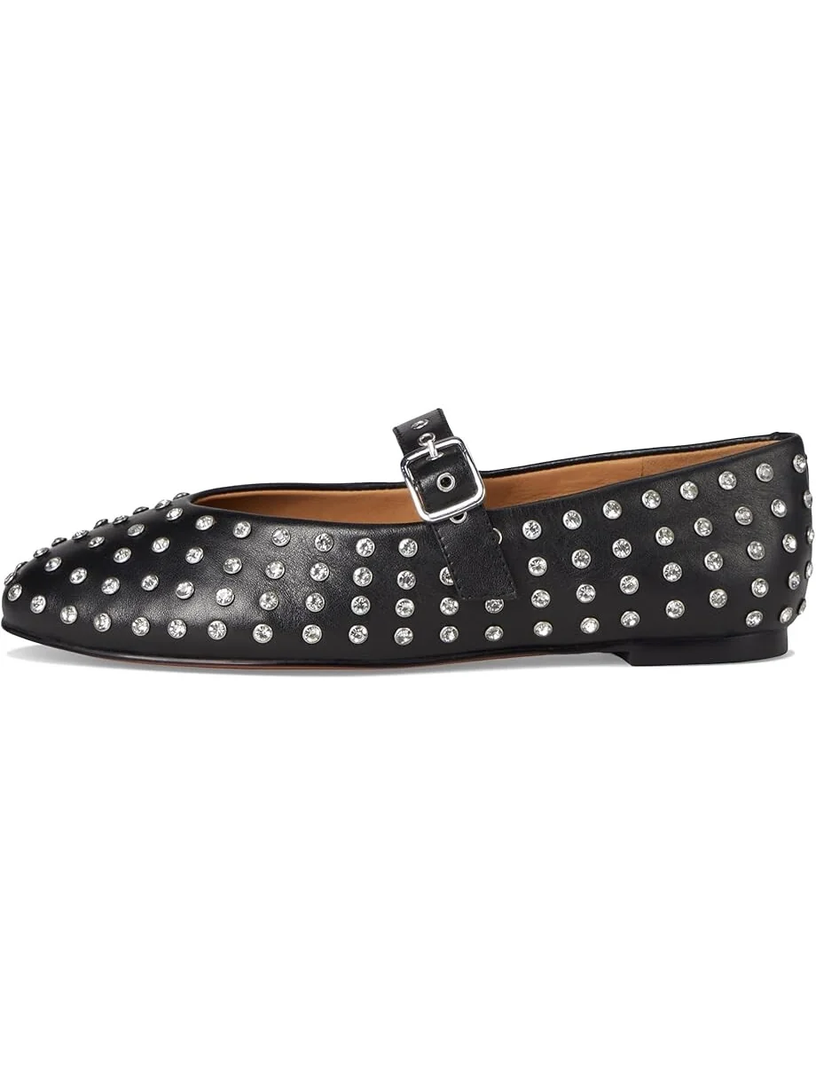 Туфли на плоской подошве Madewell Hera Grommet Mary Jane Flat - Bezel Crys — 4