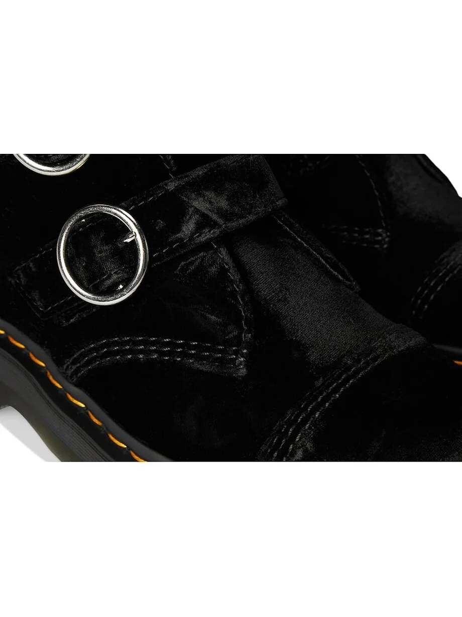 Ботинки Dr. Martens Vegan Devon Velvet на платформе — 6