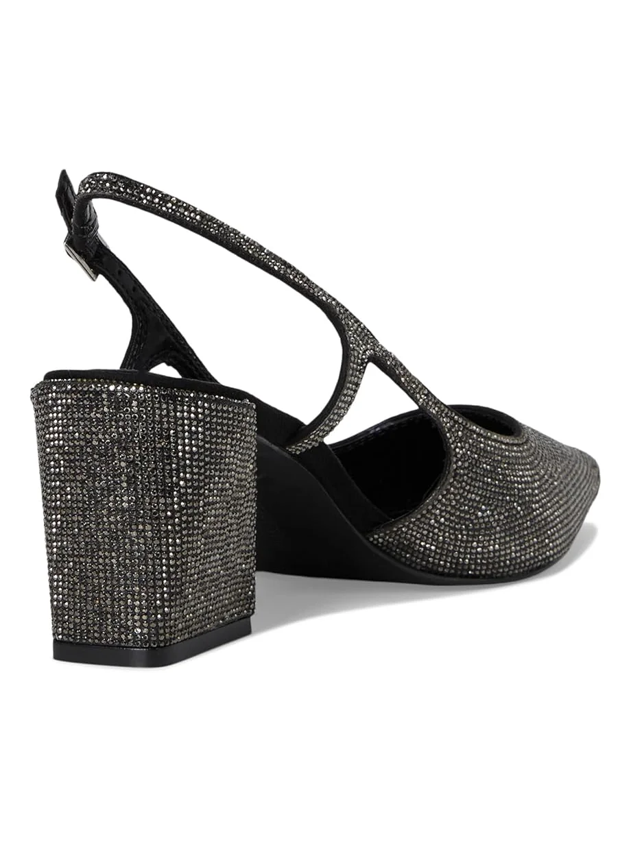 Туфли Vince Camuto Sindreea Rhinestone Block Heel Slingback Pump — 5