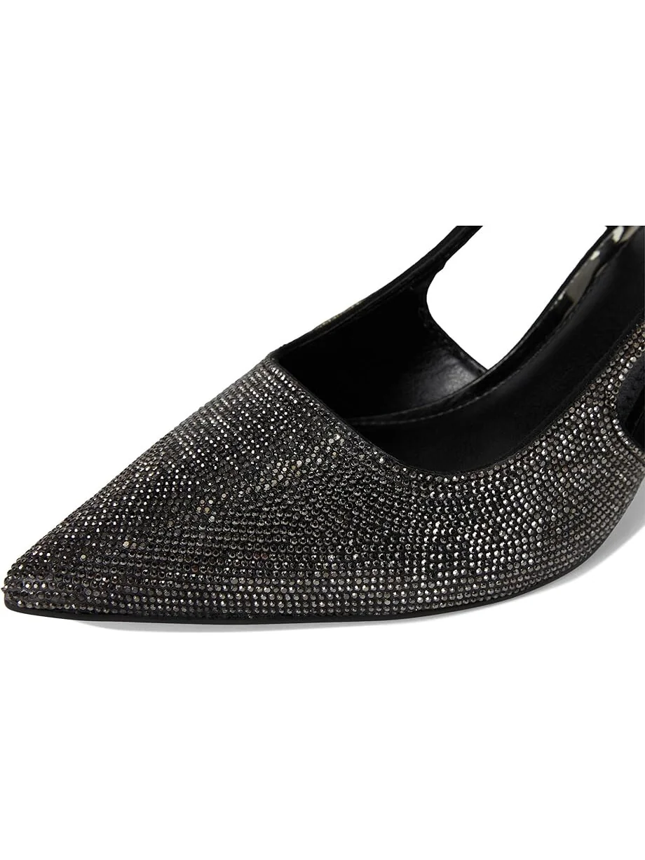 Туфли Vince Camuto Sindreea Rhinestone Block Heel Slingback Pump — 6