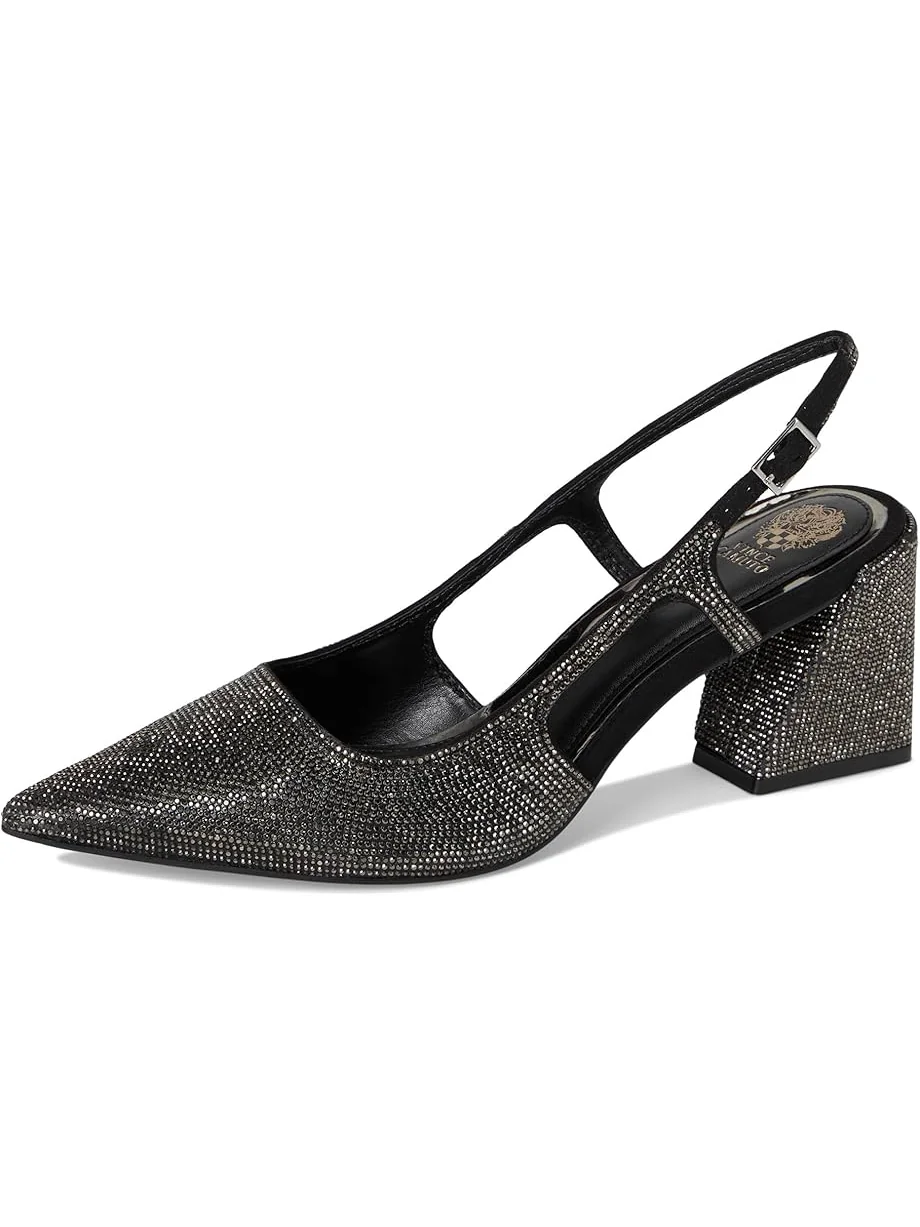 Туфли Vince Camuto Sindreea Rhinestone Block Heel Slingback Pump — 7