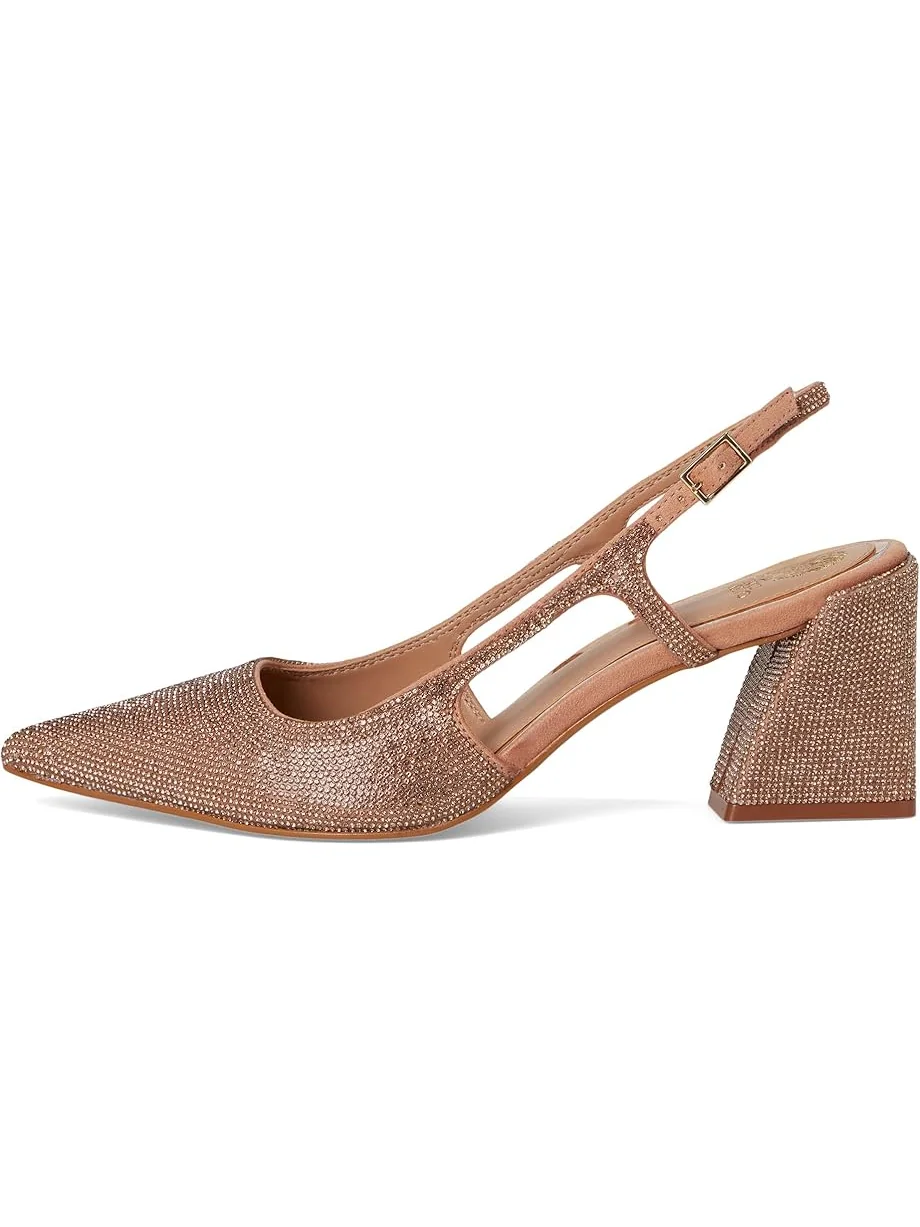 Туфли Vince Camuto Sindreea Rhinestone Block Heel Slingback Pump — 4
