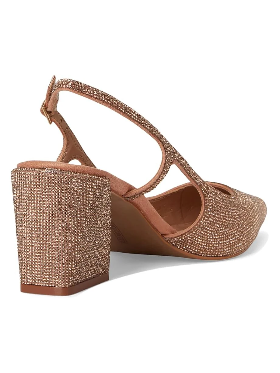 Туфли Vince Camuto Sindreea Rhinestone Block Heel Slingback Pump — 5