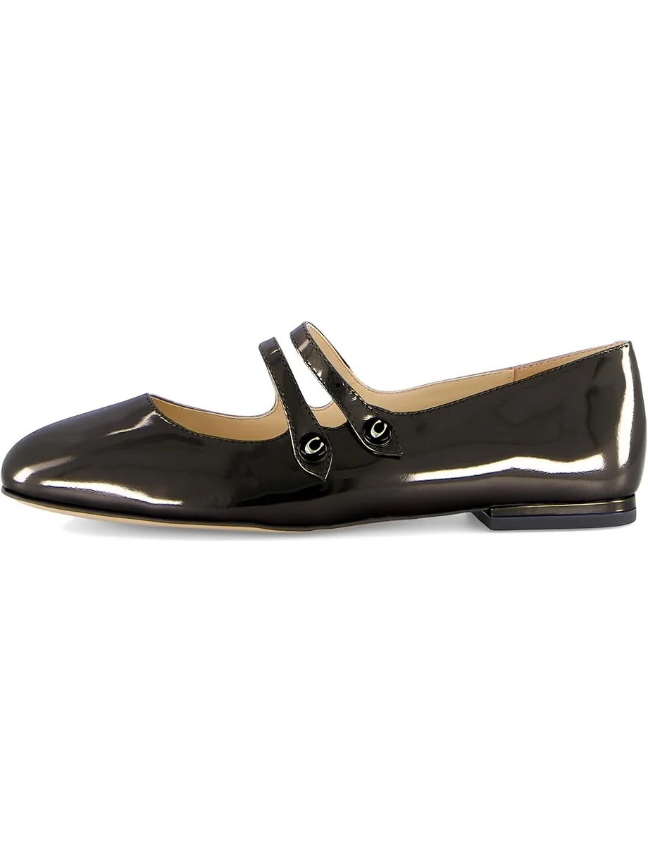 Туфли на плоской подошве COACH Winley Metallic Leather Mary Jane — 4