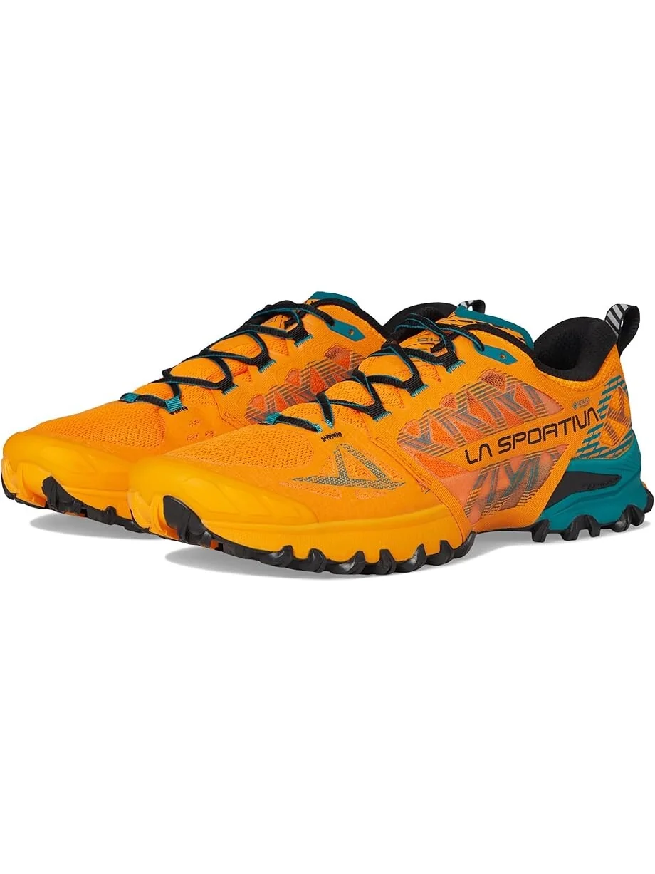 Кроссовки La Sportiva Bushido III, цвет Papaya/Everglade — зеленый