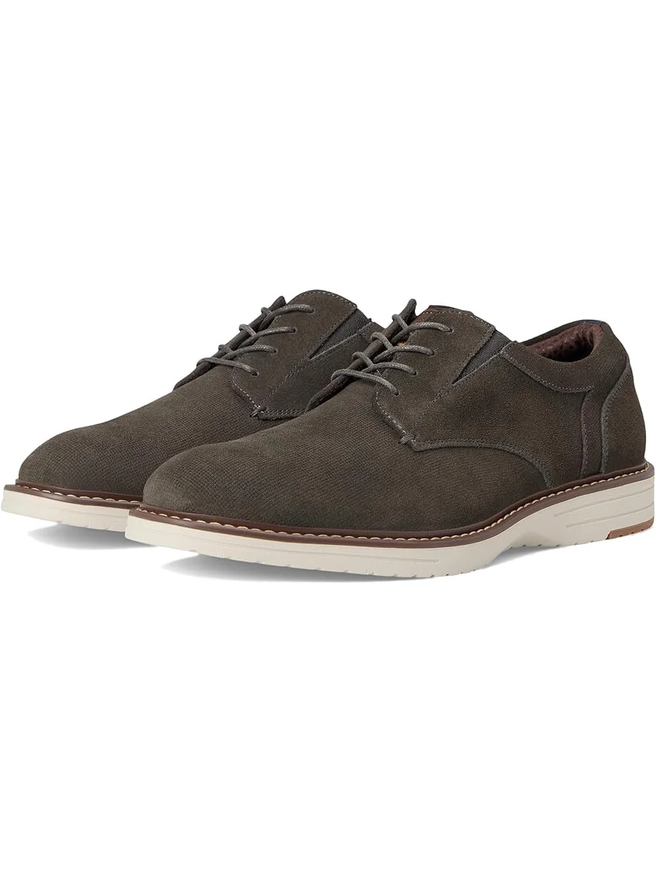Оксфорды Nunn Bush Griff Plain Toe Oxford Lightweight and Comfortable for all Occasions Suede Lace-Up — 1