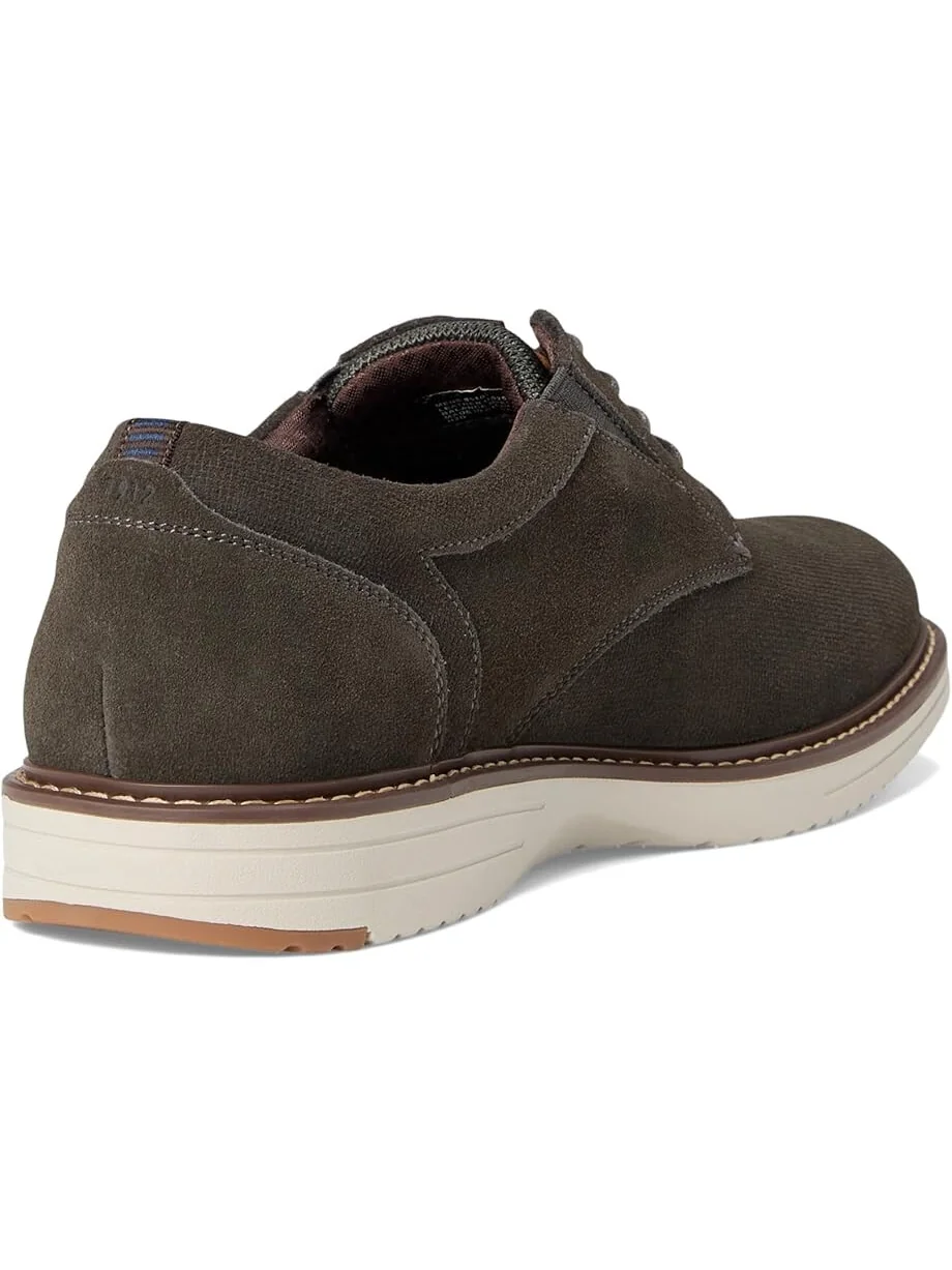 Оксфорды Nunn Bush Griff Plain Toe Oxford Lightweight and Comfortable for all Occasions Suede Lace-Up — 5