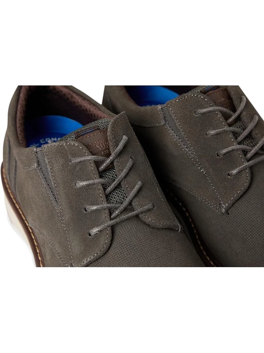 Оксфорды Nunn Bush Griff Plain Toe Oxford Lightweight and Comfortable for all Occasions Suede Lace-Up — 6