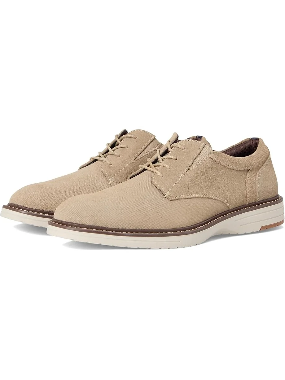 Оксфорды Nunn Bush Griff Plain Toe Oxford Lightweight and Comfortable for all Occasions Suede Lace-Up — 1