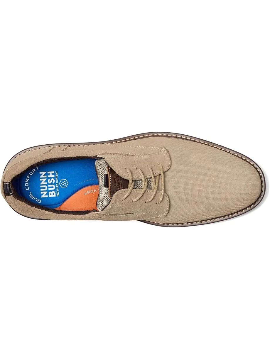 Оксфорды Nunn Bush Griff Plain Toe Oxford Lightweight and Comfortable for all Occasions Suede Lace-Up — 2