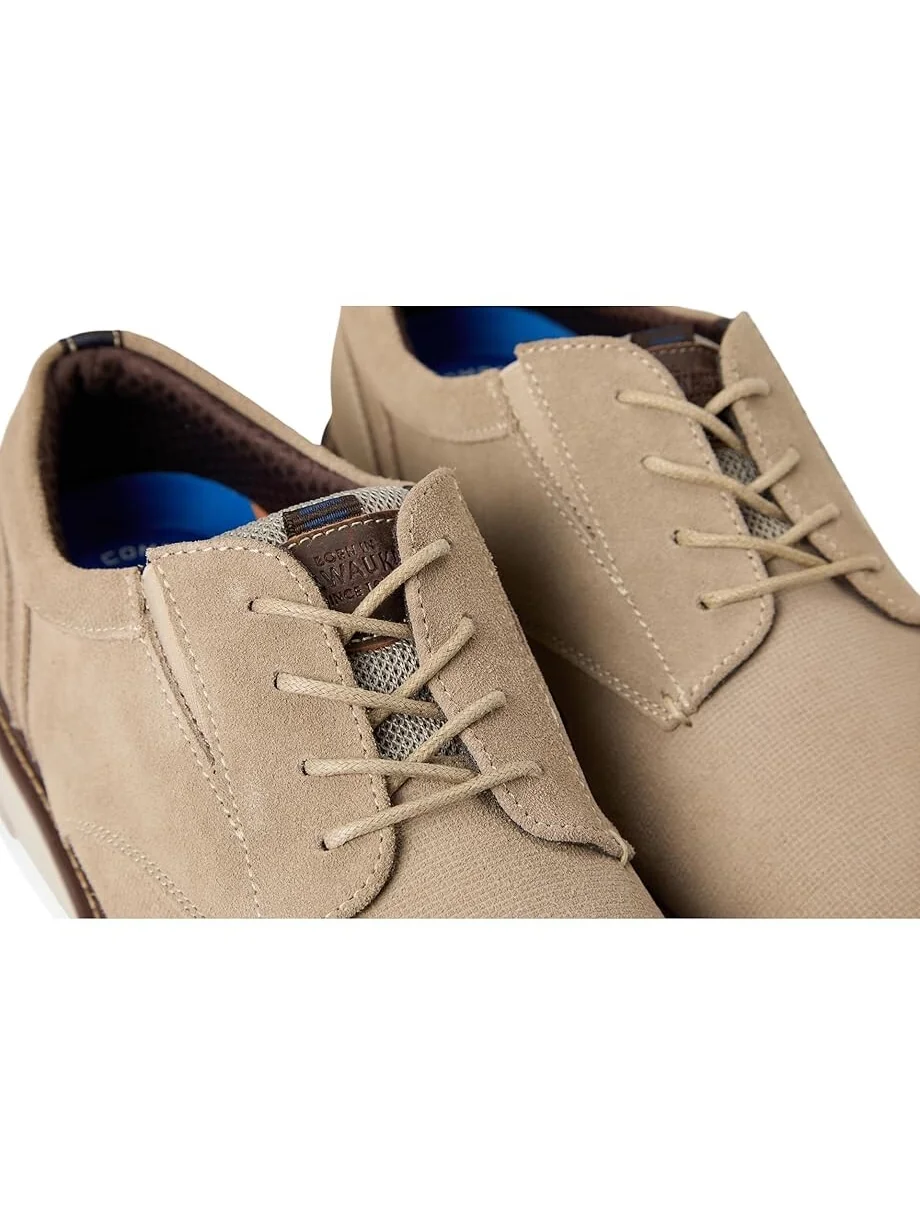 Оксфорды Nunn Bush Griff Plain Toe Oxford Lightweight and Comfortable for all Occasions Suede Lace-Up — 6