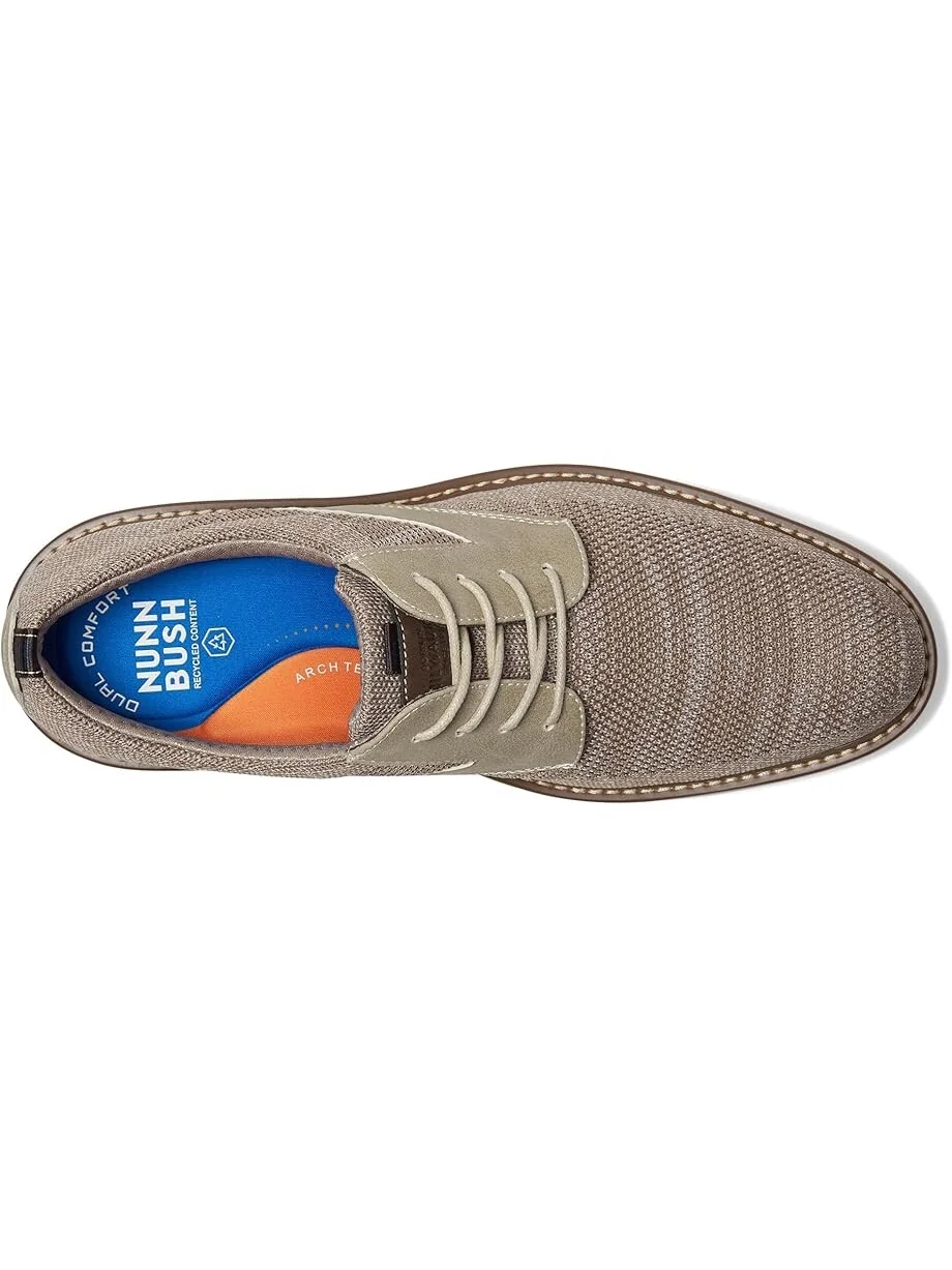 Оксфорды Nunn Bush Griff Plain Toe Knit Oxford Lightweight and Comfortable for any Occasion Knit Lace-Up — 2