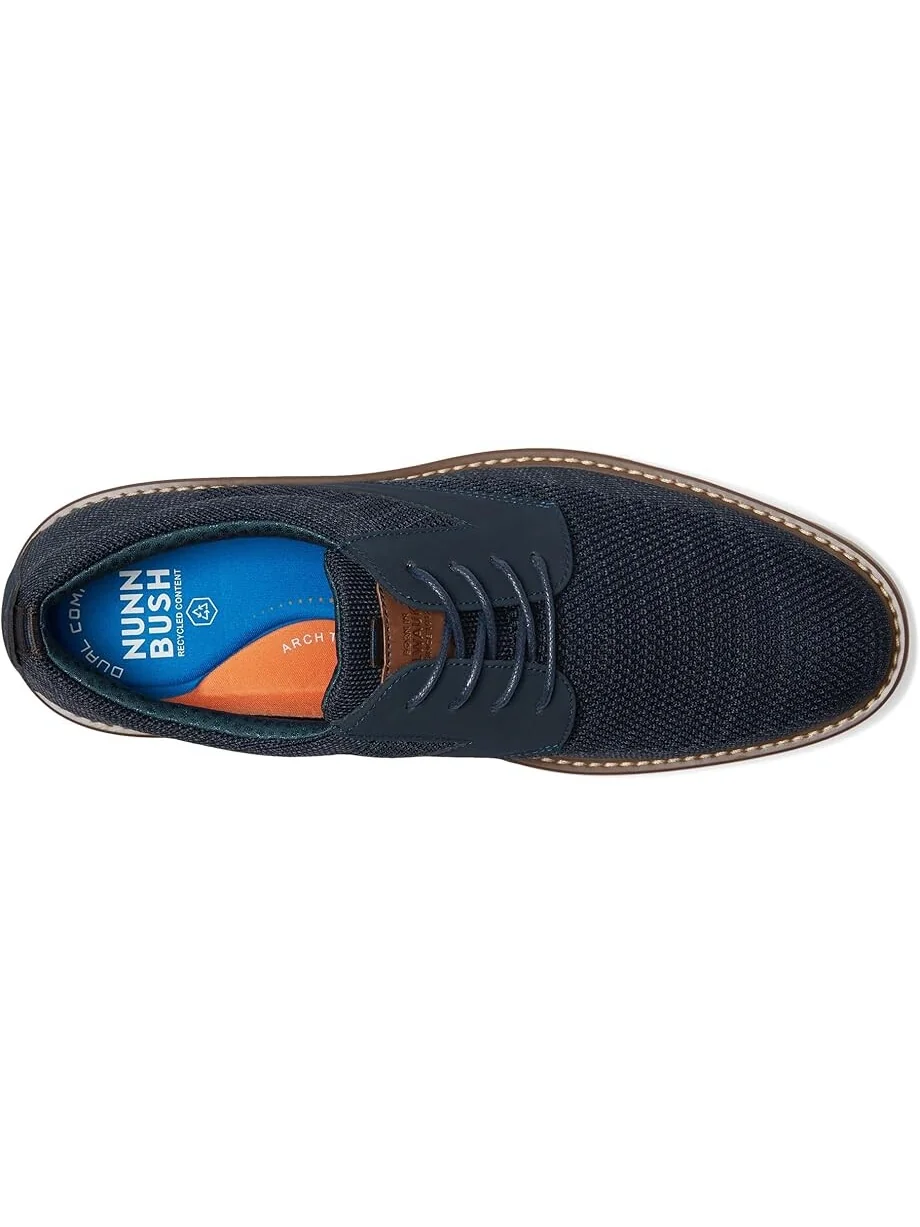 Оксфорды Nunn Bush Griff Plain Toe Knit Oxford Lightweight and Comfortable for any Occasion Knit Lace-Up — 2