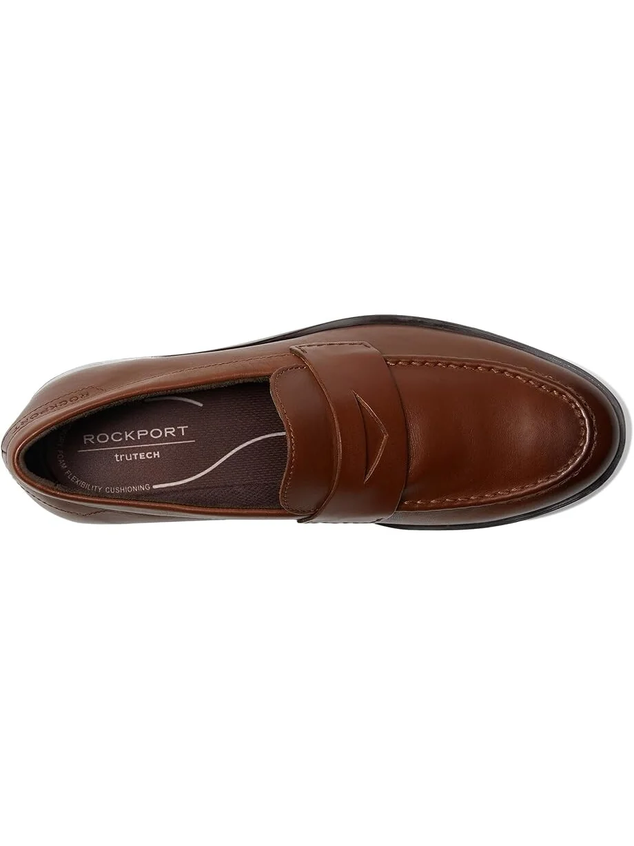 Лоферы Rockport Sutton, цвет Dark Natural Leather — 2