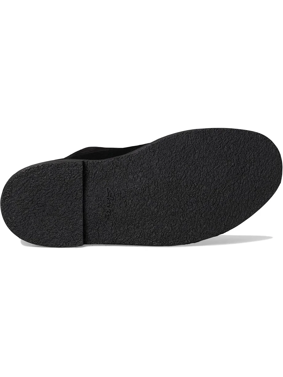 Ботинки Clarks Shepton, черные замшевые — 3