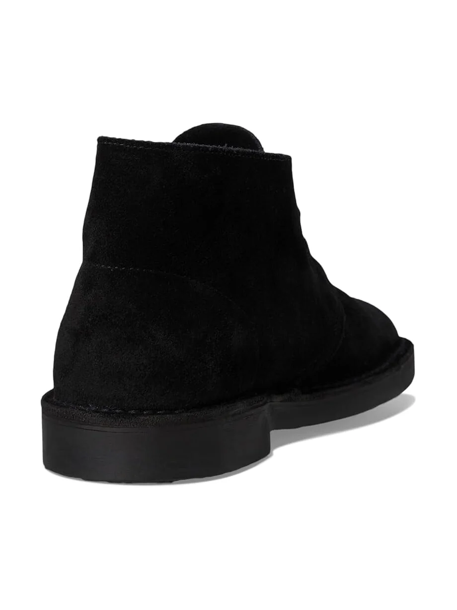 Ботинки Clarks Shepton, черные замшевые — 5