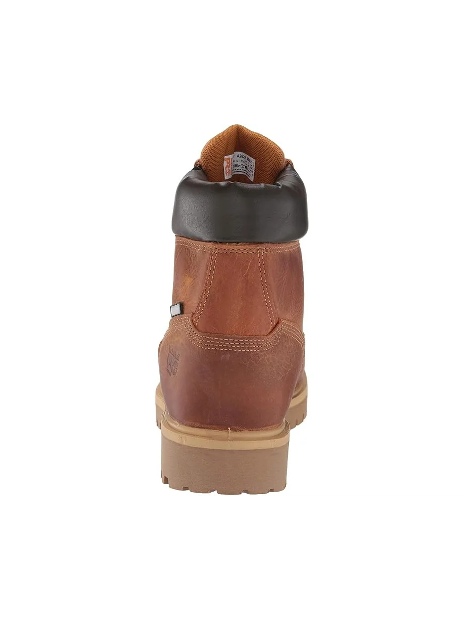 Ботинки Timberland PRO Direct Attach мужские водонепроницаемые кожаные коричневые — 5