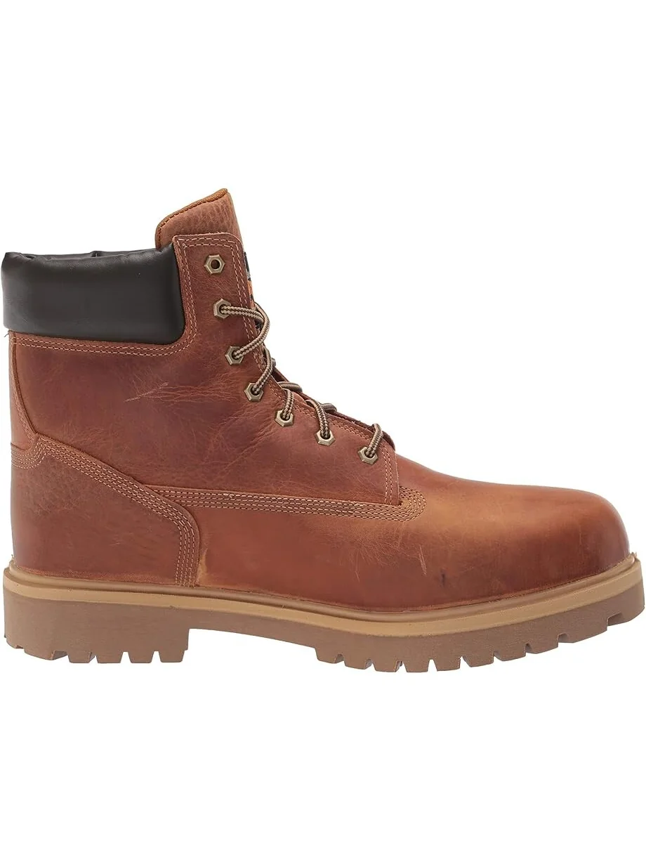 Ботинки Timberland PRO Direct Attach мужские водонепроницаемые кожаные коричневые — 6