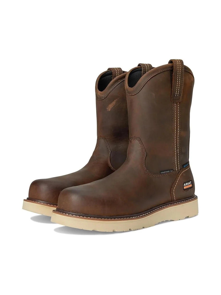 Ботинки Ariat Rebar Wedge Pull-On Waterproof Composite Toe Work Boots — 1