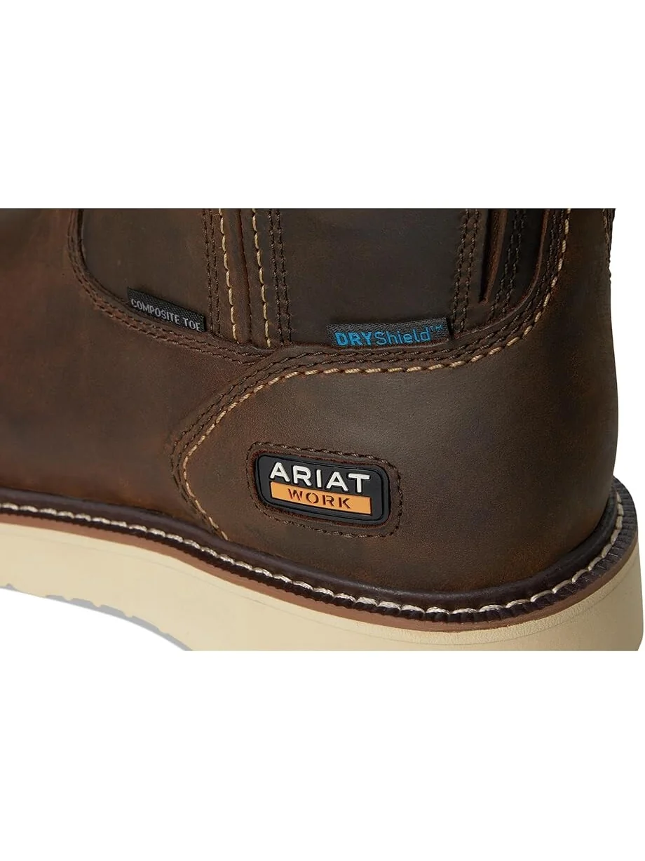 Ботинки Ariat Rebar Wedge Pull-On Waterproof Composite Toe Work Boots — 6