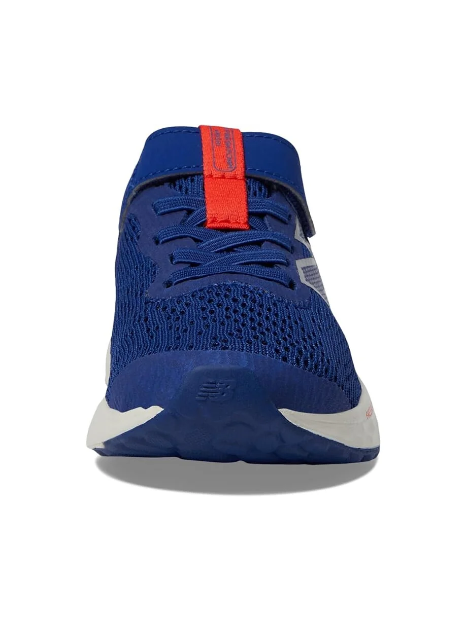 Кроссовки New Balance Kids Fresh Foam Arishi v4 Bungee Lace with Top Strap, цвет Inkwell/Neo Flame — 3
