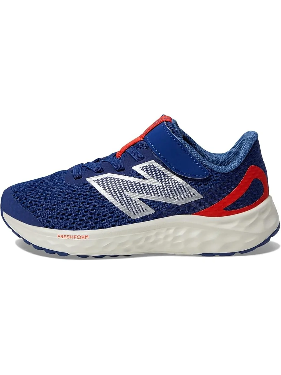 Кроссовки New Balance Kids Fresh Foam Arishi v4 Bungee Lace with Top Strap, цвет Inkwell/Neo Flame — 4