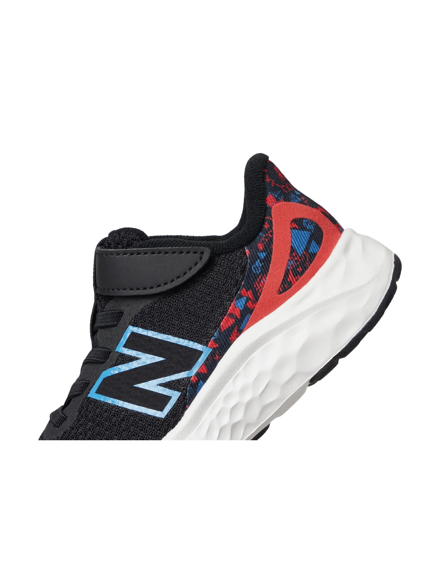 Кроссовки New Balance Kids Fresh Foam Arishi v4 Bungee Lace with Top Strap — изображение 6 из 7, черный//красный