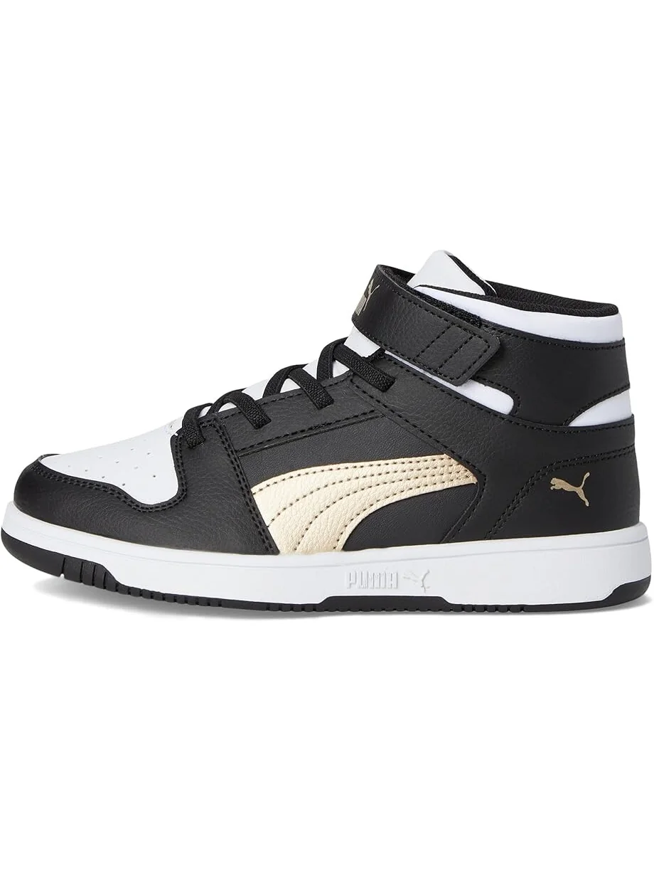 Кроссовки PUMA Kids Rebound Layup Mid Hook And Loop — 4