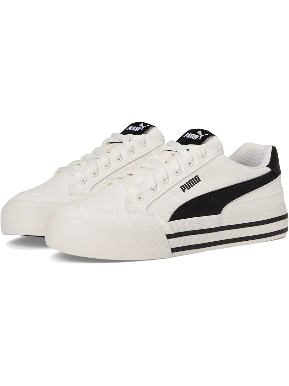 Кроссовки PUMA Kids Puma Kids Court Classic Vulc Faux Suede Sneakers — 1