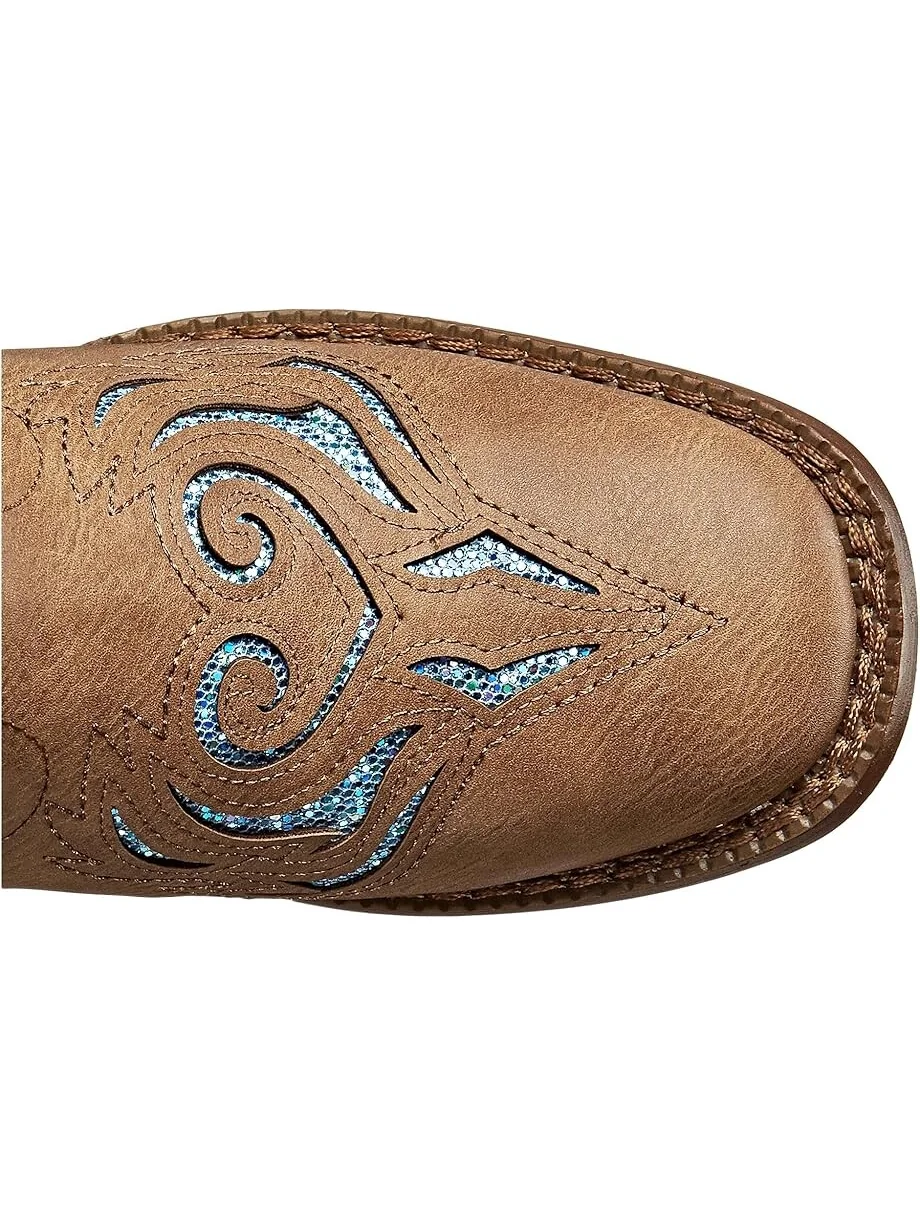 Ботинки Roper Kids Glitter Breeze Square Toe Boot — 2