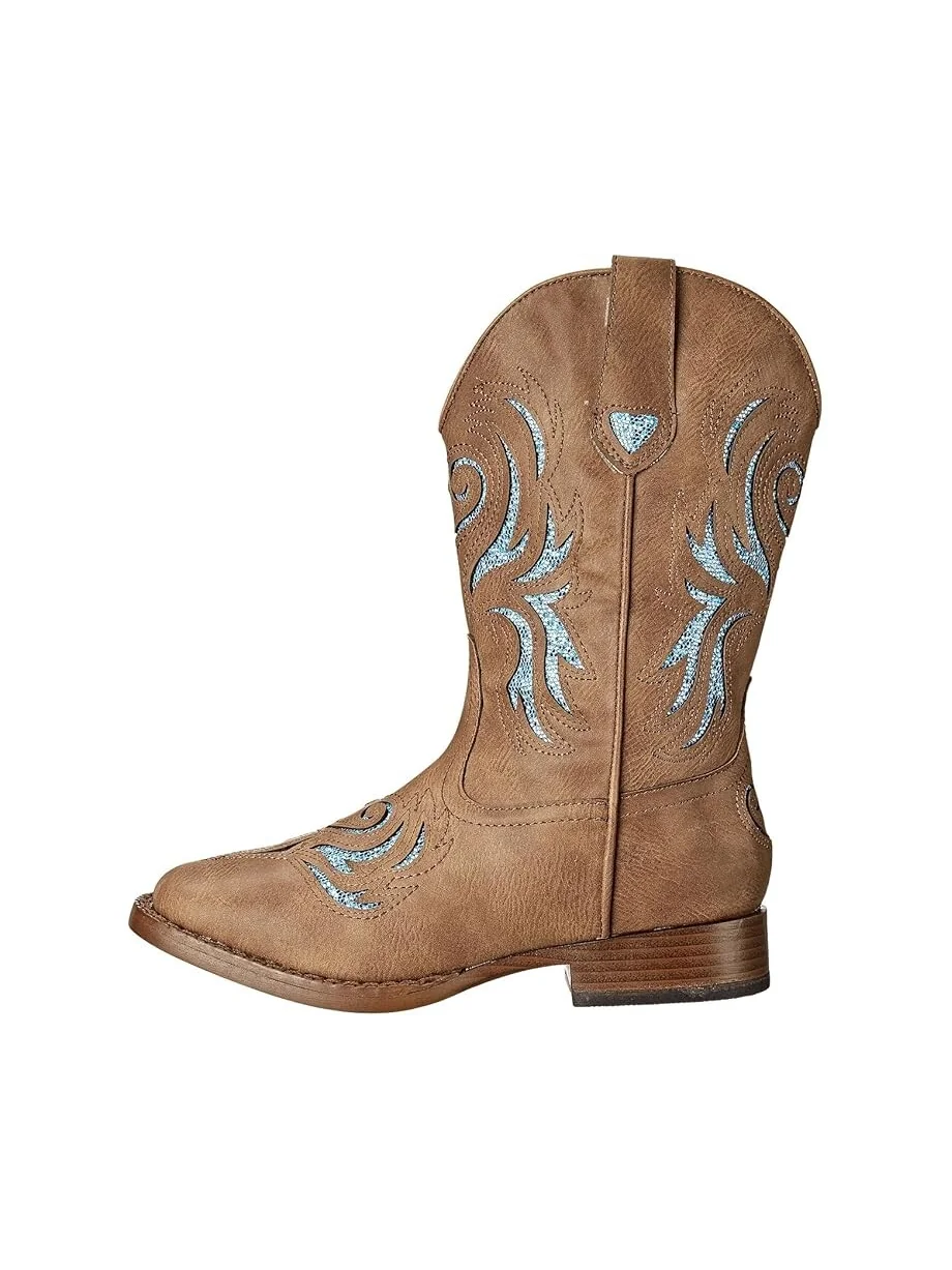 Ботинки Roper Kids Glitter Breeze Square Toe Boot — 4