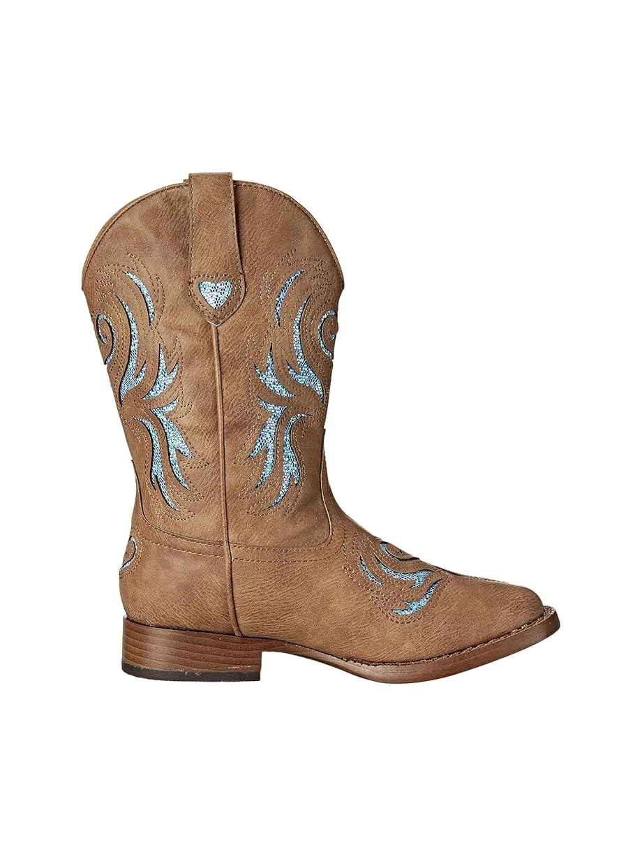 Ботинки Roper Kids Glitter Breeze Square Toe Boot — 6