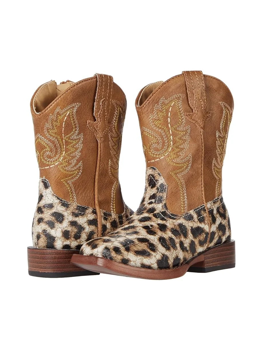 Ботинки Roper Kids Glitter Leopard — 1