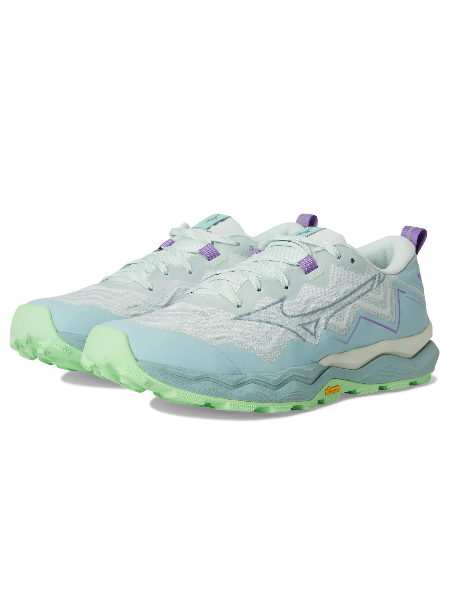 Кроссовки Mizuno Wave Daichi 9, цвет Hint Of Mint/Citadel