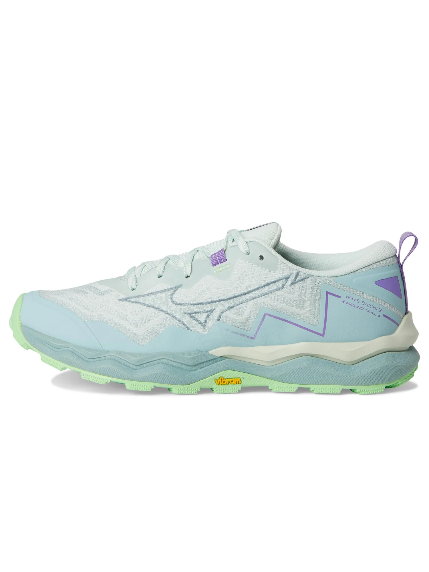 Кроссовки Mizuno Wave Daichi 9, цвет Hint Of Mint/Citadel — 4