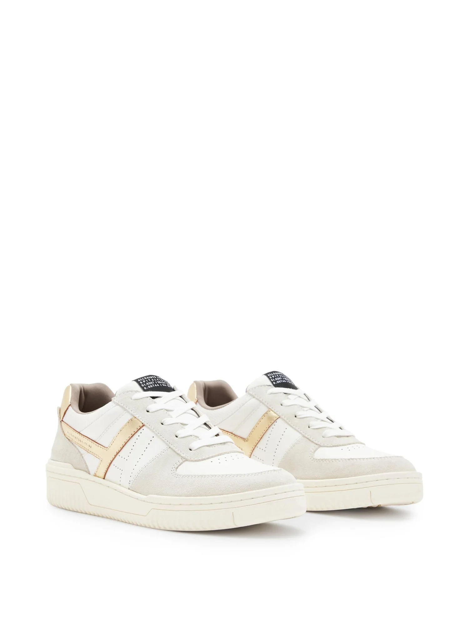Кроссовки AllSaints Vix Suede Sneaker — золотистый