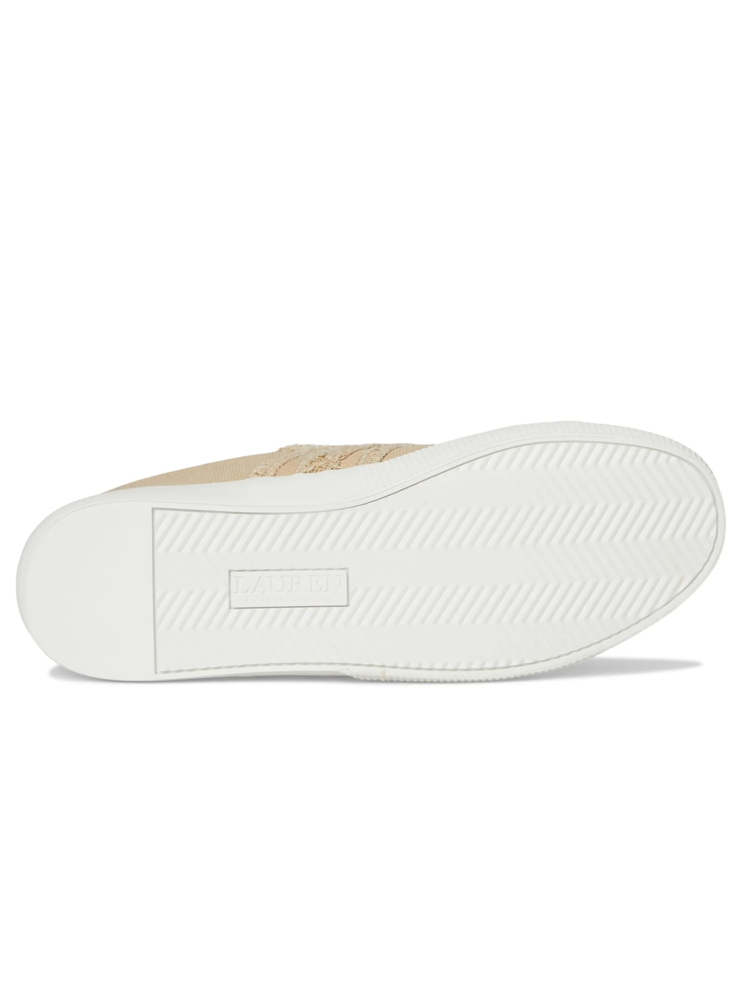 Кроссовки Lauren Ralph Lauren Janson Frayed Canvas Sneakers — 3