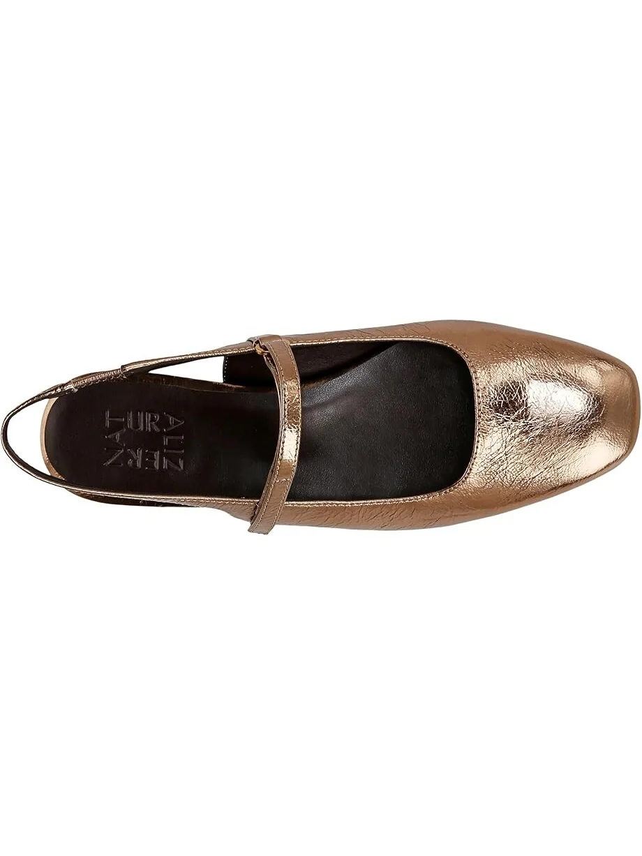 Туфли на плоской подошве Naturalizer Connie — изображение 2 из 4, золотистый