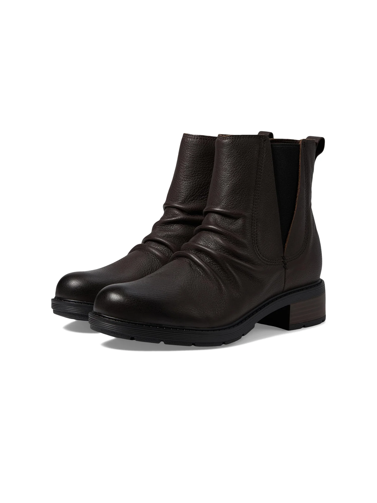 Ботинки женские Clarks Hearth Rose кожаные высокие — 1