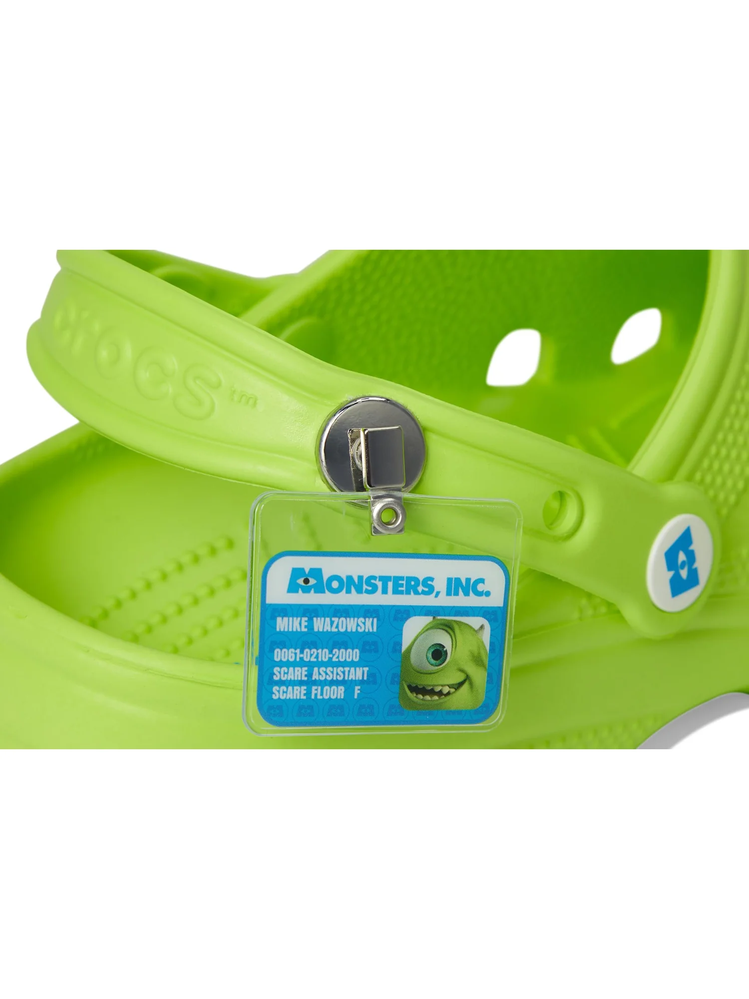 Сабо Unisex Crocs Disney & Pixar Monsters, Inc. Mike Classic Clog, цвет Mike Wazowski — 6
