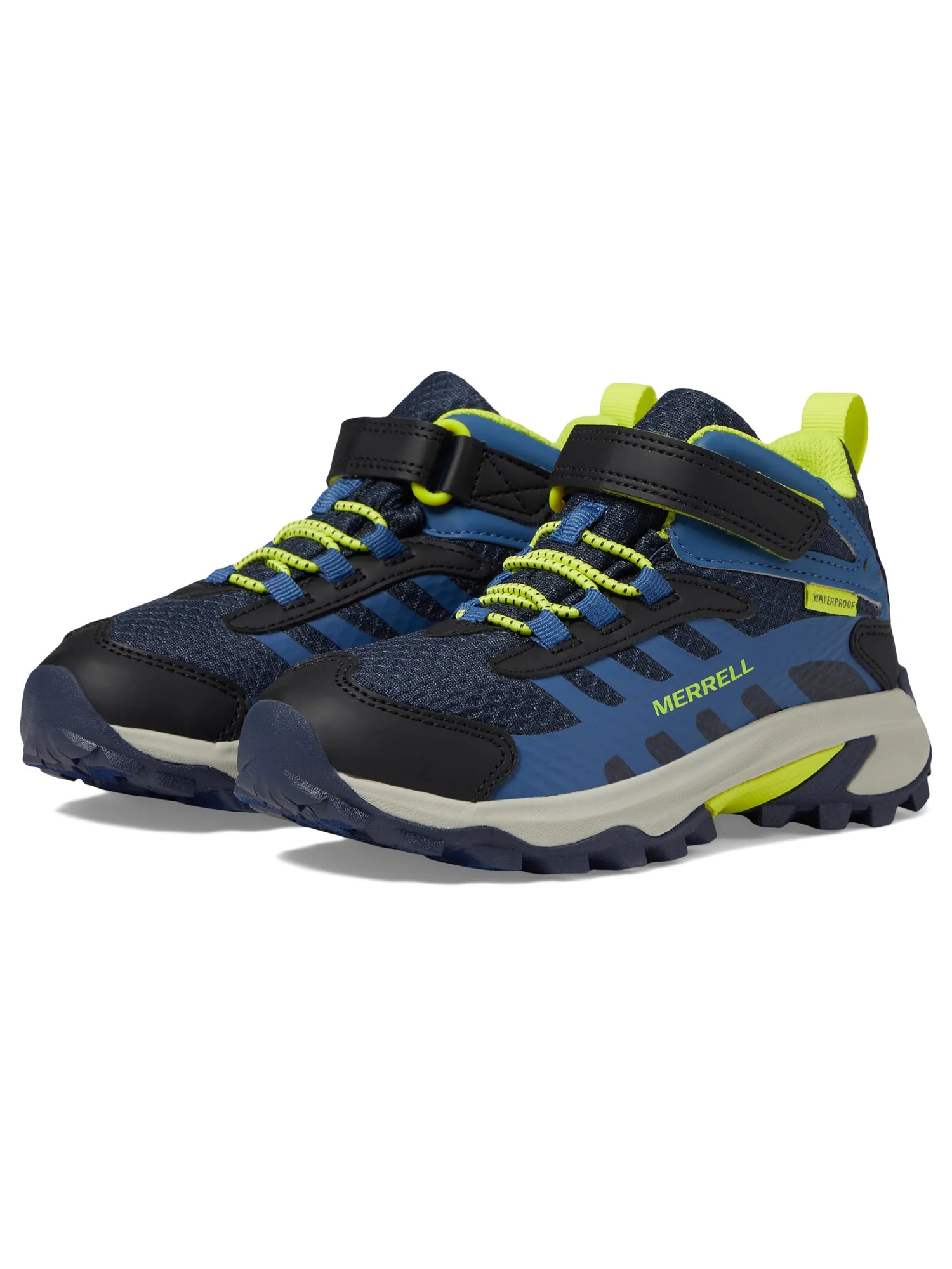 Туфли Merrell Kids Moab Speed 2 Mid A/C Waterproof — зеленый
